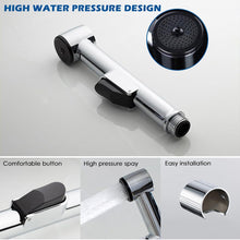 Carica l'immagine nel visualizzatore di Gallery, Doccetta per Bidet e Lavandino Kit Include 1 Doccetta per Lavandino, 1 Deviatore per Rubinetto e 1 Tubo Doccia da 1,5m, 