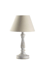 Carica l'immagine nel visualizzatore di Gallery, Onli Lampada da Tavolo Shabby in Legno, Beige, legno;tessuto