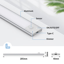 Carica l'immagine nel visualizzatore di Gallery, OUILA Luce Armadio LED con Sensore di Movimento, Led Sottopensile Cucina