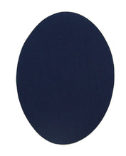 Carica l'immagine nel visualizzatore di Gallery, Ginocchiere adesive per bambini – 6 toppe termoadesive Blu marino chiaro da stirare su pantaloni, giacche e cappotti, re