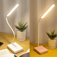 Carica l'immagine nel visualizzatore di Gallery, Lampada LED Scrivania Batteria Ricaricabile 2000mAh, Luce Lettura Libro Senza Fili,Touch Control 3 Colori, 6 Luminosità 