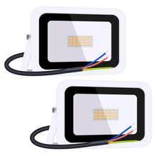 Carica l'immagine nel visualizzatore di Gallery, Faretti a LED per esterni 20W luci a LED per esterni IP68 1800 lumen, luce bianca calda，parco, patio, giardino, garage，2