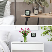 Carica l'immagine nel visualizzatore di Gallery, Flintronic Igrometro Termometro per Interni, 3 Pezzi Mini LCD Digitale Thermometer con Emoji, per Casa Monitor di Temper