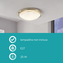 Carica l'immagine nel visualizzatore di Gallery, Eglo Planet 1, lampada da soffitto a 1 luce, plafoniera in metallo