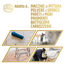 Carica l'immagine nel visualizzatore di Gallery, PENNELLIFICIO 2000 Set 3 Rotoli Carta con Nastro Adesivo, 18 cm x 20 m