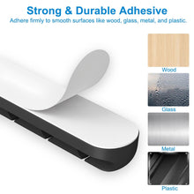 Carica l'immagine nel visualizzatore di Gallery, 9 Pezzi Clip per Cavi in Silicone di Varie Dimensioni | Porta Cavi Adesivi per Scrivania, TV, Auto | Nero Organizer Cavi