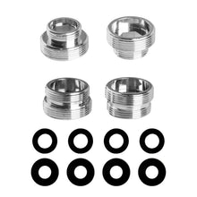 Carica l'immagine nel visualizzatore di Gallery, Kit di 4 adattatori per rubinetto, da M16 a M22, da M18 a M22, da M20 a M22, filettatura maschio da M22 a M22, adattator
