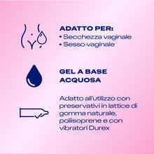 Carica l'immagine nel visualizzatore di Gallery, Durex Naturals Lenitivo, Lubrificante Sessuale Intimo, Gel per Rapporti Intimi e Secchezza Vaginale, 100% Ingredienti di Origine Naturale, Con Aloe Vera, 100 ml