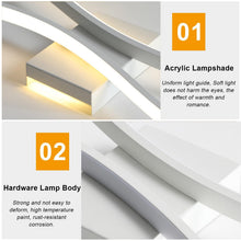 Carica l'immagine nel visualizzatore di Gallery, Comely Applique da Parete Interno LED, Lampada da Parete Bianco 27W 3000K