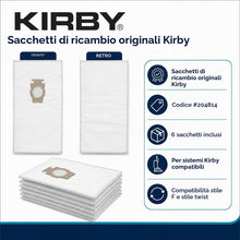 Carica l'immagine nel visualizzatore di Gallery, Kirby 204814 Micron Magic HEPA Filter Plus Sacchetti, Polipropilene, Bianco, 4 UK