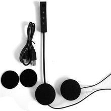Carica l'immagine nel visualizzatore di Gallery, GEZICHTA - Cuffie Bluetooth per casco moto, anti-interferenza, senza fili, Bluetooth, antivento, vivavoce, casco da moto
