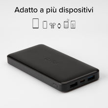 Carica l'immagine nel visualizzatore di Gallery, SBS PowerBank 10K SLIM, 10000mAh, Intelligent Charge (IC)