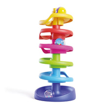 Carica l'immagine nel visualizzatore di Gallery, Quercetti Spiral Tower Pista Biglie per Bambini, Giochi Bambini 1 Anno 100% Made in Italy, Gioco Educativo con 5 Spirali, 3 Biglie Grandi con Sonagli, Regalo Bimbo 1 Anno Sicuro e Divertente