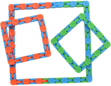 Carica l'immagine nel visualizzatore di Gallery, Yeefunjoy 6 Pezzi 24 Link Stravaganti Tracce Snap and Click Fidget Toys