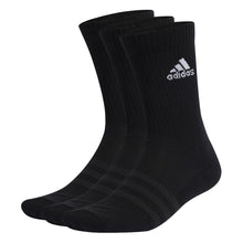 Carica l&#39;immagine nel visualizzatore di Gallery, adidas Unisex - Adulto Cushioned Crew Socks 3 Pairs, Black / White, 13-14.5