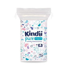 Carica l'immagine nel visualizzatore di Gallery, Kindii Pure Quadrotti neonato grandi, 100% cotone, 60 pezzi