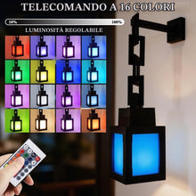 Carica l'immagine nel visualizzatore di Gallery, Lanterna Notturna 3D Pixelated, 16 Colori Pixelated Lantern