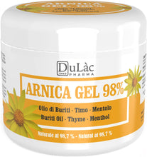 Carica l&#39;immagine nel visualizzatore di Gallery, Arnica Per Cavalli Uso Umano 500 ml Dulàc Made in Italy, Arnica Gel Forte 95% di Arnica Montana, Arnica Forte arricchita con Oli essenziali di Timo e Mentolo, Formula Naturale