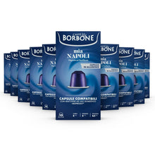 Carica l'immagine nel visualizzatore di Gallery, Caffè Borbone Miscela Mia Napoli - 100 Capsule ALLUMINIO (10 confezioni da 10) - Compatibili con le Macchine ad uso domestico Nespresso*