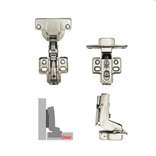 Carica l'immagine nel visualizzatore di Gallery, LOOTICH 95 Grado Battuta Interna Forte Cerniere 40mm con Ammortizzatore per Porte Pesanti e Spesse Soft Close Cerniera per Cucina Armadio Porta Ante Mobili Paracolpi 2 Pezzi
