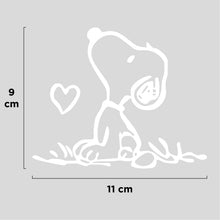 Carica l'immagine nel visualizzatore di Gallery, Gesar Adesivo per auto e moto - Adesivo per cameretta - Snoopy - Fantasia Divertente - Adatto a tutti i modelli di mac -