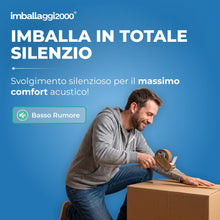 Carica l'immagine nel visualizzatore di Gallery, IMBALLAGGI 2000 - Nastro Adesivo Trasparente in Polipropilene, 6Pz 5cm x 66mt x 76 mm, per Pacchi, Resistente a Strappo 