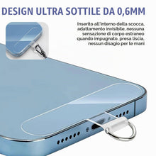 Carica l'immagine nel visualizzatore di Gallery, Toppa per Cordino Cellulare Universal,8pcs Linguetta Telefonolinguetta Di Fissaggio Per Cordino Catena Per Cellulare, Ad