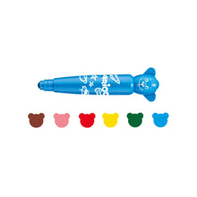 Carica l'immagine nel visualizzatore di Gallery, CARIOCA Baby Teddy Marker 1+ | Set Colori con Pennarelli Super Lavabili, Scatola Pennarelli per Bambini dai 12 Mesi, 6 Pezzi