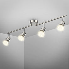 Carica l'immagine nel visualizzatore di Gallery, B.K.Licht Plafoniera LED Soffitto moderna, 605x105 mm, 5W 400Lm, Faretti da soffitto, Lampadario Cucina, luce bianca 300
