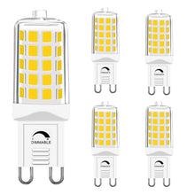 Carica l'immagine nel visualizzatore di Gallery, Lampadine LED G9 Dimmerabile Bianco Naturale 4000K, 230V 4W G9 Bianco Day Lampadina Faretto, Lampadina LED da 450 lumen 