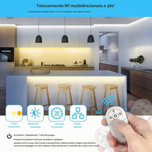 Carica l'immagine nel visualizzatore di Gallery, Wefomey 30 Metri Striscia LED Bianco Caldo 2700K-6500K, 24V Dimmerabile con Alimentata, Controllo App e Telecomando RF, 