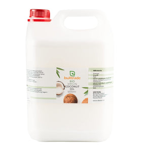 1 tanica (5000 ml) di olio di cocco biologico vergine – Olio di cocco | Olio | Cucina | Noce di cocco | Olio di cocco