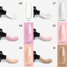 Carica l'immagine nel visualizzatore di Gallery, Phoenixy Kit Ricostruzione Unghie Gel Completo con 6 Colori 15ml Gel Ricostruzione Unghie, Lampada UV 36W, Base Coat e Top Coat