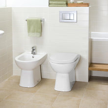 Carica l'immagine nel visualizzatore di Gallery, WOLTU Copriwater Sedile WC Coperchio con Chiusura Ammortizzata Soft Close Toilet Seat Bagno in Plastica Antibatterico Bianco WS2544