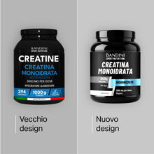 Carica l'immagine nel visualizzatore di Gallery, Bandini® Creatina Monoidrata 1kg/1000g in Polvere Pura e Vegana al 100% -