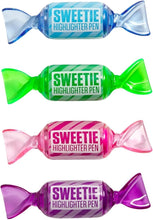Carica l'immagine nel visualizzatore di Gallery, Tinc - Evidenziatori Profumati Sweetie - Pennarelli a Forma di Caramelle con Astuccio con Zip - Accessorio di Cancelleria Creativa per Scuola e Ufficio - Multicolore - Set di 4