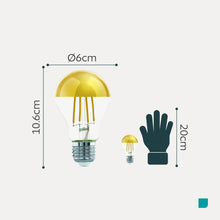 Carica l'immagine nel visualizzatore di Gallery, EGLO E27 LED, lampadina opalina a globo, 9 Watt (equivalente