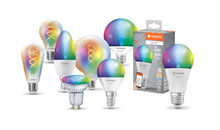 Carica l'immagine nel visualizzatore di Gallery, LEDVANCE Lampada LED SMART+ MATTER, smerigliata, 14W, 1521lm, forma a globo E27, luce colorata e luce bianca, compatibil