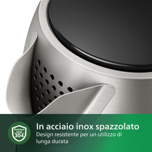 Carica l'immagine nel visualizzatore di Gallery, Philips Bollitore Elettrico - 1,7 L, Coperchio a Molla, Spia Luminosa, in Acciaio Inox, Base Girevole (HD9350/90)