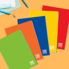 Carica l'immagine nel visualizzatore di Gallery, One Color - Set da 5 Maxi Quaderni A4 - Tinta Unita 5M Quadretti 5mm