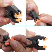 Carica l'immagine nel visualizzatore di Gallery, CESFONJER 20 pcs Set Morsetti a Molla in Nylon Multifunzionale, Mini Clip per Foto da Sfondo per Studi, Lavorazione di L