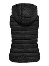 Carica l'immagine nel visualizzatore di Gallery, Only Onlnewtahoe Hood Waistcoat Otw Noos, Gilet Donna, Nero, M