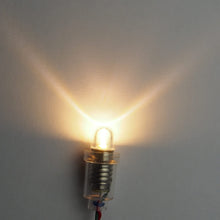 Carica l'immagine nel visualizzatore di Gallery, AC/DC E10 Lampadine, 10 pz 12V Bianco caldo E10 Lampadine di Ricambio Miniatura Vite Lampade LED 65Lm (12V, Bianco caldo