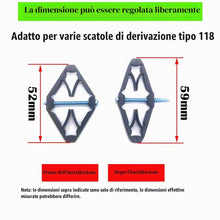 Carica l'immagine nel visualizzatore di Gallery, CTRICALVER 10 pezzi 118 tipo interruttore a cassetta riparatore asta di supporto accessori per elettricisti, strumento d
