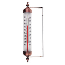 Carica l'immagine nel visualizzatore di Gallery, Termometro da Esterno con Design Effetto Bronzo - Elegante Adatto per il Monitoraggio Della Temperatura Esterna Garage, Serra a Parete