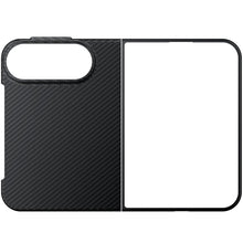 Carica l'immagine nel visualizzatore di Gallery, Cover per iPhone Duo, Texture in Carbonio, Nero