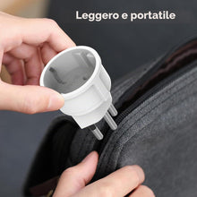 Carica l'immagine nel visualizzatore di Gallery, 3 Pezzi Adattatore da Viaggio Svizzera, Adattatore da Viaggio Italia in Svizzera, Adattatore da Presa EU a Spina Tipo J,