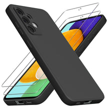 Carica l'immagine nel visualizzatore di Gallery, Vauki Cover Compatibile con Samsung Galaxy A52 5G/4G con 2 Pezzi Pellicola Vetro Temperato, Gomma Gel di Silicone Liquid