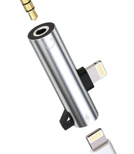 Carica l'immagine nel visualizzatore di Gallery, Cavo Aux 3,5mm(2in1)Accessori Lightning Jack Cuffie per Apple iPhone 14 13 12 11 Pro Max 7 8Plus X SE XS XR per iPad Air