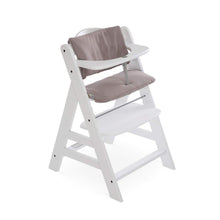 Carica l'immagine nel visualizzatore di Gallery, Hauck Cuscino Seggiolone Highchair Pad Deluxe - Cuscino da Seduta per Seggioloni in Legno Hauck Alpha+ e Beta+ - Facile da Fissare e da Lavare - Imbottitura Soffice - Beige
